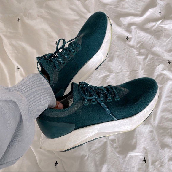 Allbirds | Women's Wool Flyer Mizzles Teal Tennis Shoe Wool sz 10.5 - Picture 4 of 12